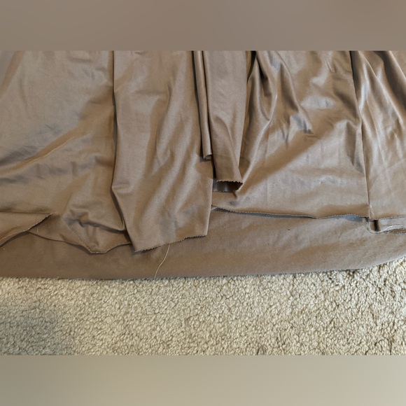 Brown Formal Wrap Dress - Picture 2 of 3